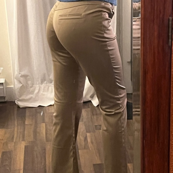 italian beige/tan flare pants - Picture 3 of 4